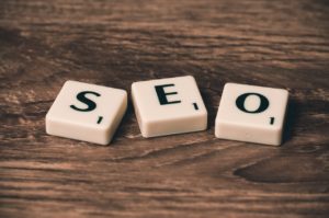 three letters forming seo